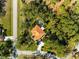 Bird's eye view of house, driveway and surrounding trees at 3901 Balsam Ct, Sarasota, FL 34243