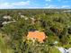 Aerial view of single-Gathering home with surrounding landscape at 3901 Balsam Ct, Sarasota, FL 34243