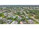 Bird's eye view showcasing the home and neighborhood at 6609 Waterford Ln, Sarasota, FL 34238