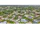 Aerial view of the property and surrounding area at 6609 Waterford Ln, Sarasota, FL 34238