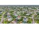 Aerial perspective of home and surrounding community at 6609 Waterford Ln, Sarasota, FL 34238