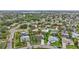 Aerial view showing home's location in the neighborhood at 6609 Waterford Ln, Sarasota, FL 34238