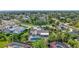 Wide aerial view showing the property's neighborhood context at 6609 Waterford Ln, Sarasota, FL 34238