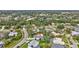 Aerial view highlighting the home's location at 6609 Waterford Ln, Sarasota, FL 34238