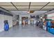 Spacious garage with ample storage and room for vehicles and equipment at 6609 Waterford Ln, Sarasota, FL 34238