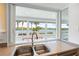 Kitchen sink with water views at 725 N Manasota Key Rd # A, Englewood, FL 34223