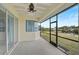 Screened porch overlooking the canal at 15124 Leipzig Cir, Port Charlotte, FL 33981