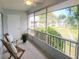 Relaxing screened balcony overlooks lush landscaping and community at 4705 5Th W St # 306, Bradenton, FL 34207