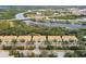 Aerial view of condo community near water at 5581 Key West Pl # 5581, Bradenton, FL 34203