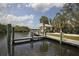 Community dock with gazebo and waterfront access at 5581 Key West Pl # 5581, Bradenton, FL 34203