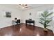 Home office with a desk, keyboard, and plant at 6100 Green View Dr # 145, Sarasota, FL 34231