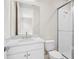 Clean bathroom with shower, toilet and vanity at 9153 Radiant Cir, Sarasota, FL 34241