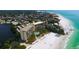 Luxury beachfront condo building with resort-style amenities at 19 Whispering Sands Dr # 1204, Sarasota, FL 34242