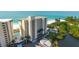 Oceanfront property with lush landscaping and private pool at 19 Whispering Sands Dr # 1204, Sarasota, FL 34242