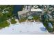 Aerial view of beachfront property with resort-style amenities at 19 Whispering Sands Dr # 1204, Sarasota, FL 34242