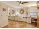 Bright office space with built-in desk and ample storage at 19 Whispering Sands Dr # 1204, Sarasota, FL 34242