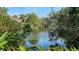 Serene canal view with lush vegetation and a tranquil setting at 2402 Palmetto St, Nokomis, FL 34275