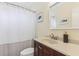 Simple bathroom with a single sink and shower/tub combo at 5891 Tidewood Ave # 1, Sarasota, FL 34231