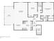 Two bedroom, two bathroom floor plan with open living areas at 5891 Tidewood Ave # 1, Sarasota, FL 34231