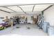 Spacious garage with ample room for storage and workshop at 8224 Country Oaks Ct, Sarasota, FL 34243