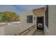 Private balcony access with door and hello mat at 119 Tidewater Dr # 119, Bradenton, FL 34210