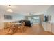 Bright dining area with glass table and wicker chairs at 119 Tidewater Dr # 119, Bradenton, FL 34210