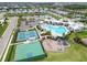 Community pool, playground, basketball and pickleball courts at 16714 Savory Mist Cir, Bradenton, FL 34211