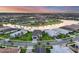 Aerial view of a luxury community with lake at 4939 Surfside Cir, Bradenton, FL 34211