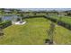 Fenced dog park with benches and water fountain at 4939 Surfside Cir, Bradenton, FL 34211