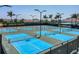 Well-lit pickleball courts with ample space at 4939 Surfside Cir, Bradenton, FL 34211