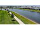 Enjoy a peaceful walk along the waterfront path at 4939 Surfside Cir, Bradenton, FL 34211
