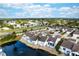 Property is situated on the water with community pool access at 502 Woodstork Cir, Bradenton, FL 34209
