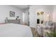 Bedroom with ensuite bathroom access and walk-in closet at 502 Woodstork Cir, Bradenton, FL 34209