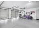 Two-car garage with space for bikes and additional storage at 502 Woodstork Cir, Bradenton, FL 34209