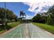Two shuffleboard courts with covered seating areas at 502 Woodstork Cir, Bradenton, FL 34209