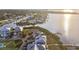 Expansive aerial perspective highlighting waterfront real estate, canals, and coastal living at 5531 2Nd Avenue W Cir, Palmetto, FL 34221