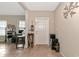 Bright entryway with tile flooring and coat closet at 7404 Mill Hopper Ct, Palmetto, FL 34221