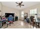 Home office with two work stations and plenty of light at 7404 Mill Hopper Ct, Palmetto, FL 34221