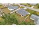 Aerial view showcasing house and lot size at 161 Sandhurst Dr, Venice, FL 34293