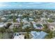 Aerial view of houses near the ocean at 219 Periwinkle Plz, Anna Maria, FL 34216