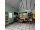 Bright living room with vaulted ceiling and sofa at 2525 Ashton Rd, Sarasota, FL 34231