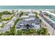 Beachfront property, visible from above, showing surrounding buildings and ocean view at 6506 Gulf Dr, Holmes Beach, FL 34217