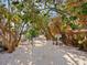Private walkway to beach access at 671 Emerald Harbor Dr, Longboat Key, FL 34228