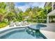 Relaxing pool with swim-up bar and lounge chairs at 9407 Gulf Dr, Anna Maria, FL 34216