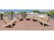 Spacious rooftop deck with comfortable seating and city views at 9407 Gulf Dr, Anna Maria, FL 34216