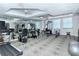 Well-equipped fitness center with various exercise machines at 258 Golden Gate Pt # 801, Sarasota, FL 34236