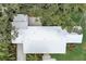 Aerial view of a house with metal roof and landscaping at 730 40Th St, Sarasota, FL 34234