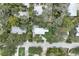 Aerial view of house and surrounding neighborhood at 730 40Th St, Sarasota, FL 34234