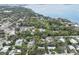 Aerial view of neighborhood near the waterfront at 730 40Th St, Sarasota, FL 34234
