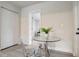 Small dining area with glass table and chairs at 730 40Th St, Sarasota, FL 34234
